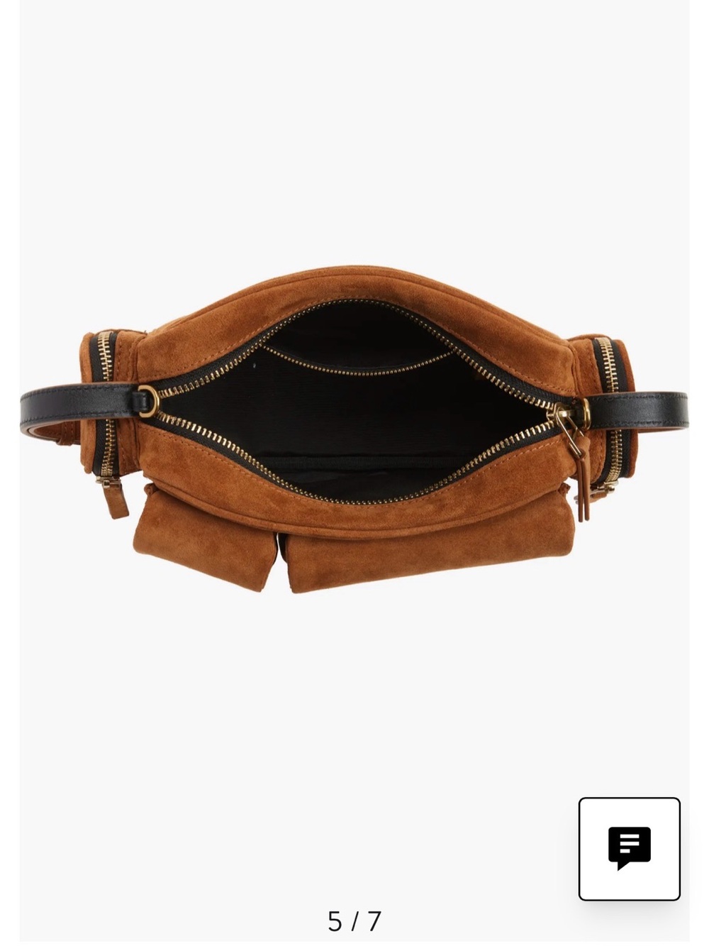 Marc Jacobs Brown Suede The Cargo Bag Crossbody - Picture 4 of 4